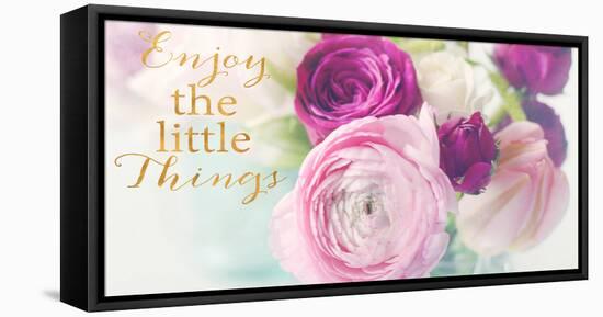 Enjoy the Little Things-Sarah Gardner-Framed Stretched Canvas