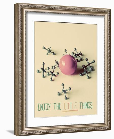 Enjoy the Little Things-Gail Peck-Framed Art Print