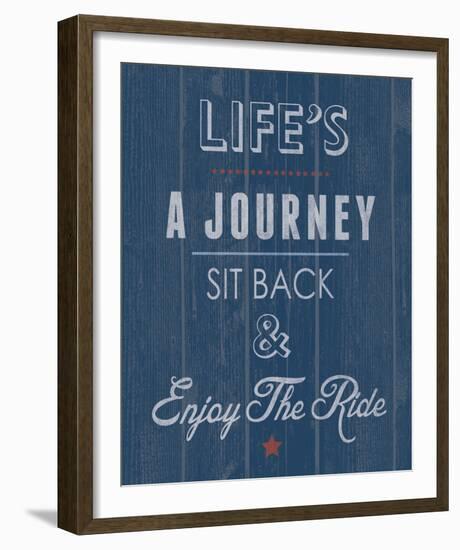 Enjoy The Ride-Tom Frazier-Framed Giclee Print