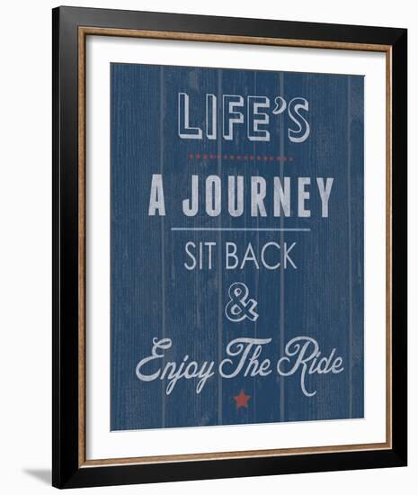 Enjoy The Ride-Tom Frazier-Framed Art Print