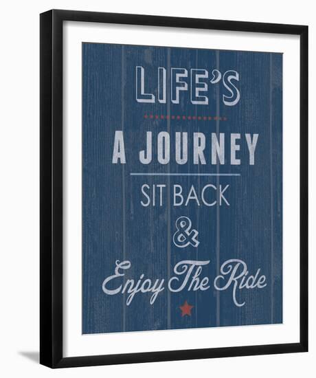 Enjoy The Ride-Tom Frazier-Framed Art Print