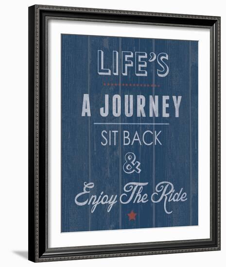 Enjoy The Ride-Tom Frazier-Framed Art Print