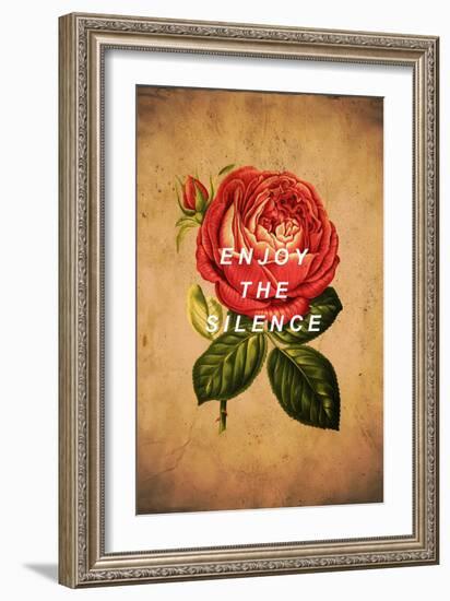 Enjoy The Silence--Framed Art Print