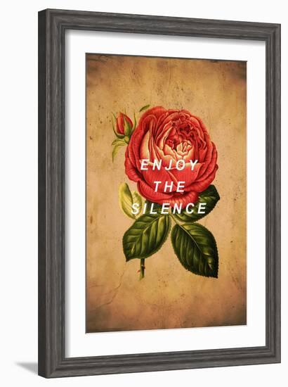 Enjoy The Silence-null-Framed Art Print