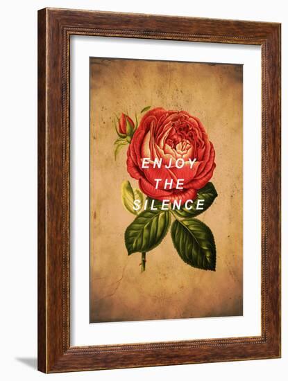 Enjoy The Silence-null-Framed Art Print