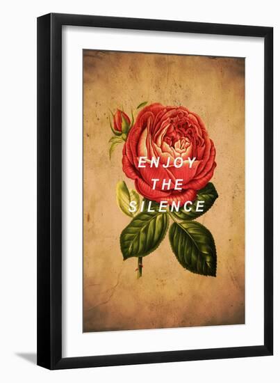 Enjoy The Silence-null-Framed Art Print