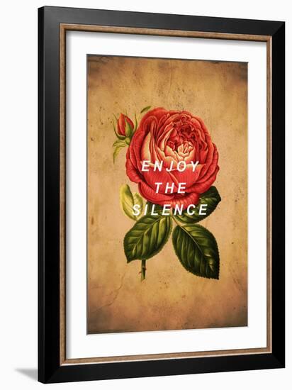 Enjoy The Silence-null-Framed Art Print