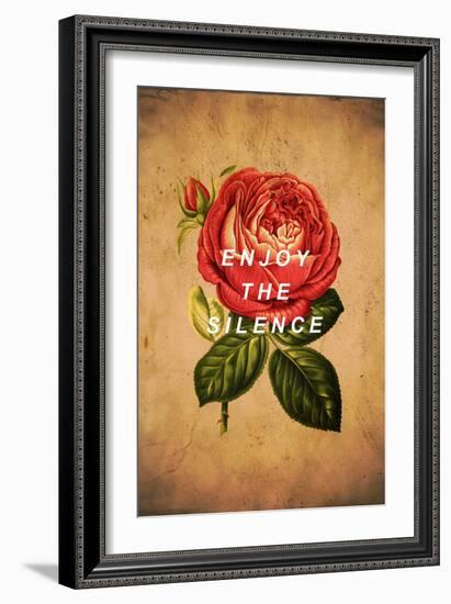 Enjoy The Silence-null-Framed Art Print