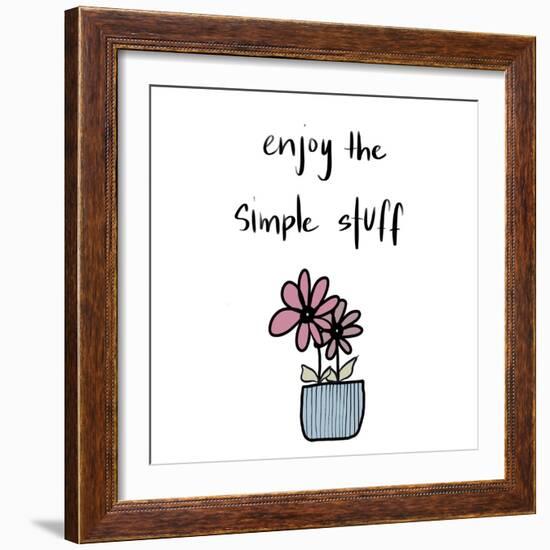 Enjoy the Simple Stuff-Susan Bryant-Framed Art Print