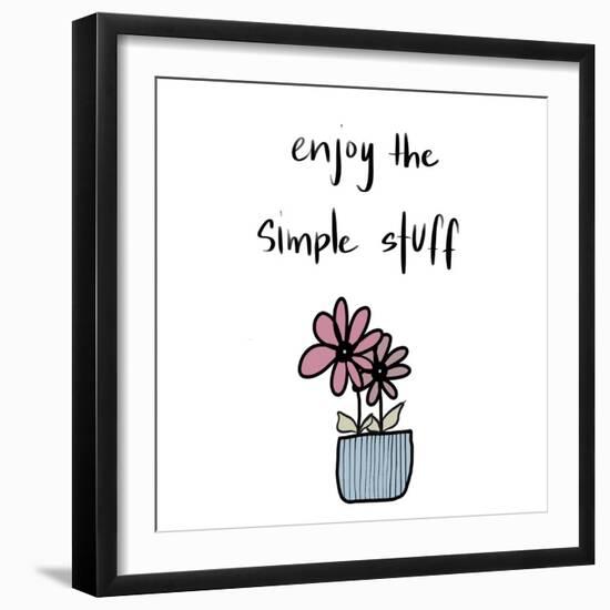 Enjoy the Simple Stuff-Susan Bryant-Framed Art Print