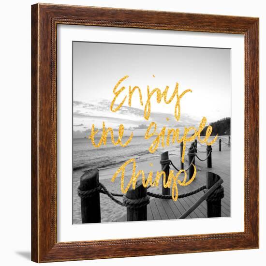 Enjoy the Simple Things-Susan Bryant-Framed Photo