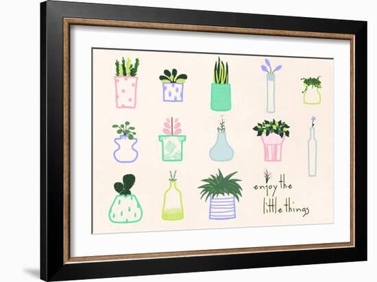 Enjoy-null-Framed Art Print