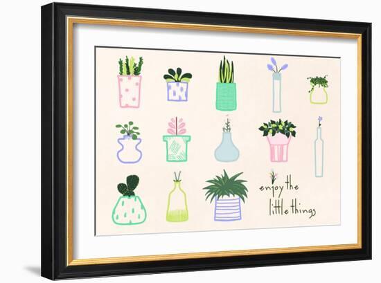 Enjoy-null-Framed Art Print