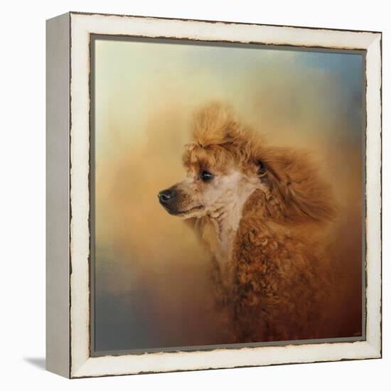 Enjoying the Breeze Apricot Poodle-Jai Johnson-Framed Premier Image Canvas