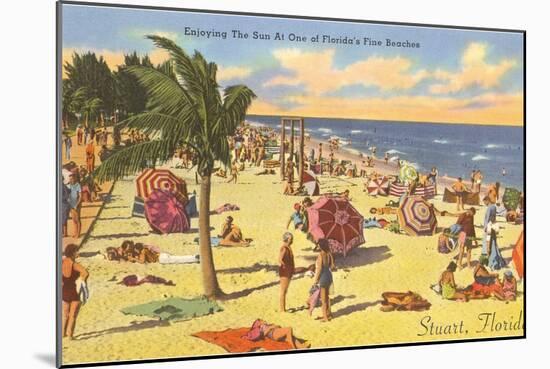 Enjoying the Sun in Stuart, Florida-null-Mounted Art Print
