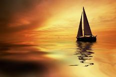 Sailing and Sunset-Enjoylife2-Photographic Print