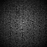 Curly Black Pattern-Enka Parmur-Art Print