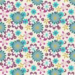 Seamless Floral  Pattern-Enka Parmur-Art Print