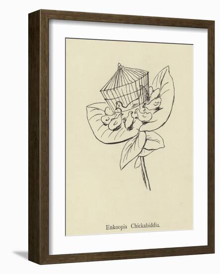 Enkoopia Chickabiddia-Edward Lear-Framed Giclee Print