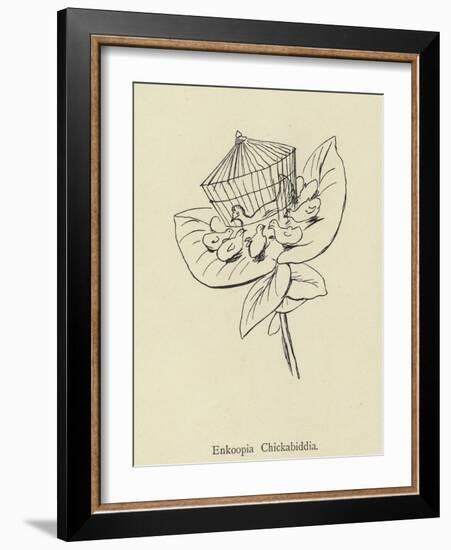 Enkoopia Chickabiddia-Edward Lear-Framed Giclee Print