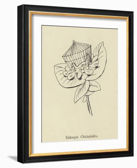 Enkoopia Chickabiddia-Edward Lear-Framed Giclee Print