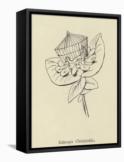 Enkoopia Chickabiddia-Edward Lear-Framed Premier Image Canvas