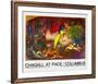 Enlevement de Chloe (Abduction of Chloe)-Marc Chagall-Framed Art Print