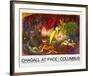 Enlevement de Chloe (Abduction of Chloe)-Marc Chagall-Framed Art Print