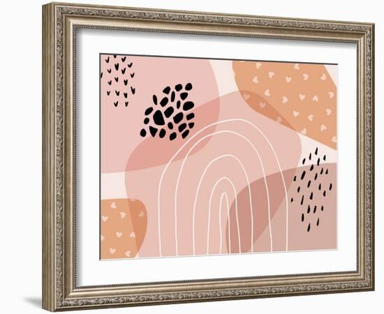 Enlightened Abstract 2-Urban Epiphany-Framed Art Print