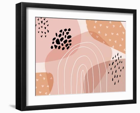 Enlightened Abstract 2-Urban Epiphany-Framed Art Print