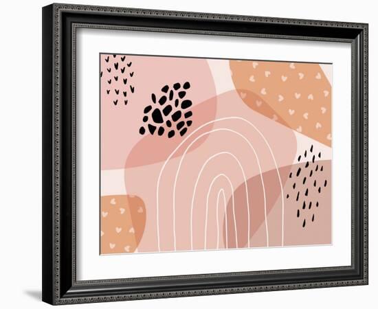 Enlightened Abstract 2-Urban Epiphany-Framed Art Print