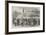 Enlisting Irish and German Emigrants on the Battery at New York-null-Framed Giclee Print