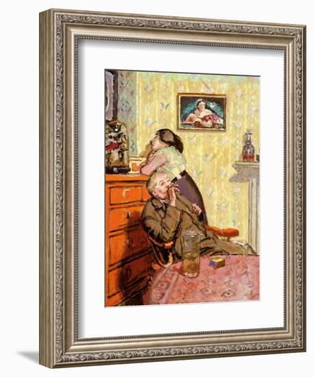 Ennui, 1917-18-Walter Richard Sickert-Framed Giclee Print