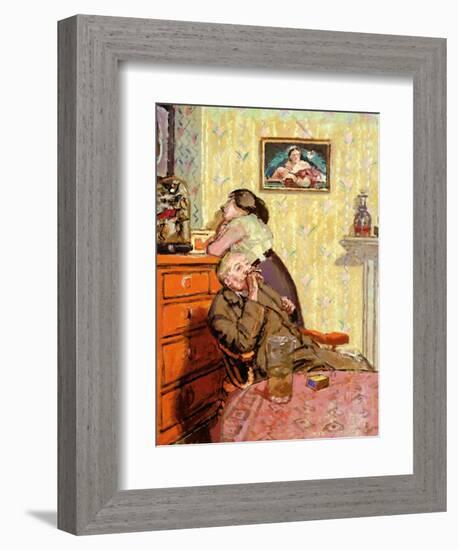 Ennui, 1917-18-Walter Richard Sickert-Framed Giclee Print