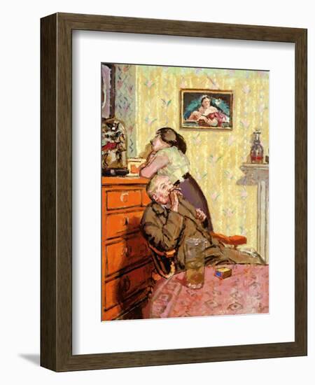 Ennui, 1917-18-Walter Richard Sickert-Framed Giclee Print