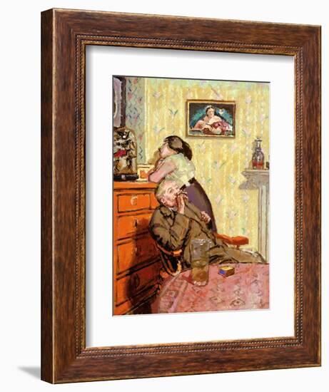 Ennui, 1917-18-Walter Richard Sickert-Framed Giclee Print