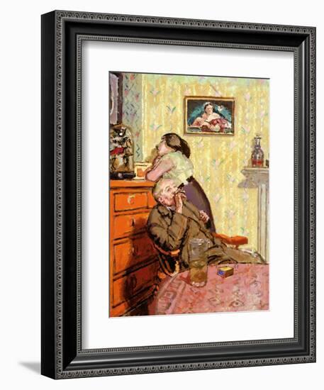 Ennui, 1917-18-Walter Richard Sickert-Framed Giclee Print