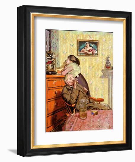 Ennui, 1917-18-Walter Richard Sickert-Framed Giclee Print