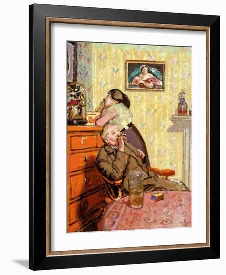 Ennui, 1917-18-Walter Richard Sickert-Framed Giclee Print