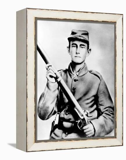 Enoch Hooper Cook, Jr., Pvt, Co. H. 38th Alabama Infantry, C.S.A.-null-Framed Stretched Canvas