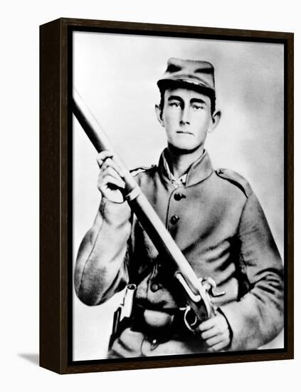 Enoch Hooper Cook, Jr., Pvt, Co. H. 38th Alabama Infantry, C.S.A.-null-Framed Stretched Canvas