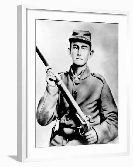 Enoch Hooper Cook, Jr., Pvt, Co. H. 38th Alabama Infantry, C.S.A.-null-Framed Photo