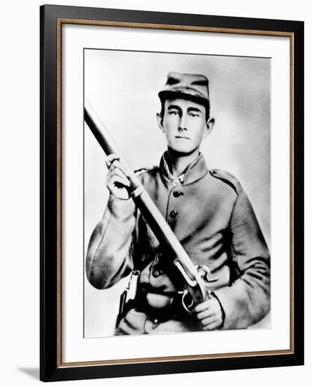 Enoch Hooper Cook, Jr., Pvt, Co. H. 38th Alabama Infantry, C.S.A.-null-Framed Photo