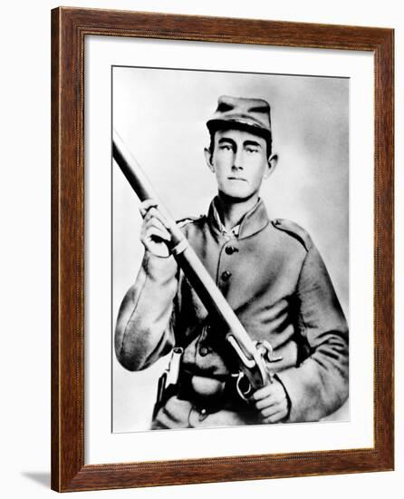 Enoch Hooper Cook, Jr., Pvt, Co. H. 38th Alabama Infantry, C.S.A.-null-Framed Photo