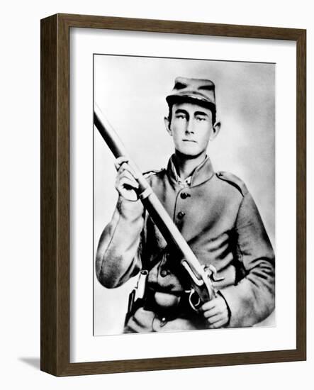 Enoch Hooper Cook, Jr., Pvt, Co. H. 38th Alabama Infantry, C.S.A.-null-Framed Photo