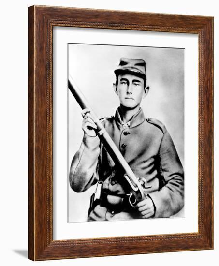 Enoch Hooper Cook, Jr., Pvt, Co. H. 38th Alabama Infantry, C.S.A.-null-Framed Photo