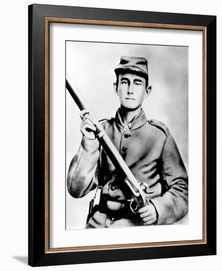 Enoch Hooper Cook, Jr., Pvt, Co. H. 38th Alabama Infantry, C.S.A.-null-Framed Photo