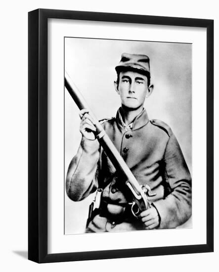 Enoch Hooper Cook, Jr., Pvt, Co. H. 38th Alabama Infantry, C.S.A.-null-Framed Photo