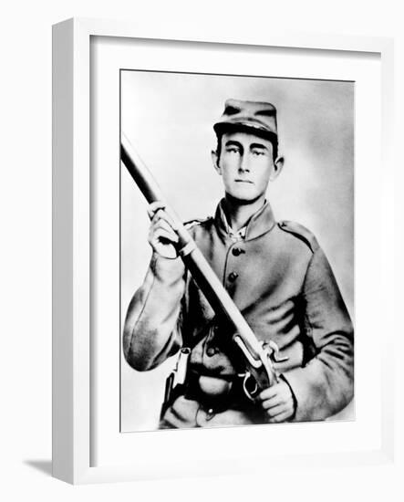 Enoch Hooper Cook, Jr., Pvt, Co. H. 38th Alabama Infantry, C.S.A.-null-Framed Photo