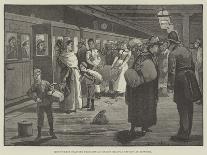 Hop-Pickers Starting from London Bridge Railway Station at Midnight-Enoch Ward-Framed Giclee Print